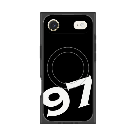 プレミアムスクエアケース with MagSafe［ No.97 - Black ］