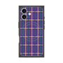 プレミアムスクエアケース with MagSafe［ Tartan Check - Purple ］