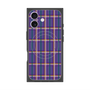 プレミアムスクエアケース with MagSafe［ Tartan Check - Purple ］