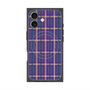 プレミアムスクエアケース with MagSafe［ Tartan Check - Purple ］
