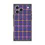 プレミアムスクエアケース with MagSafe［ Tartan Check - Purple ］