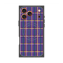 プレミアムスクエアケース with MagSafe［ Tartan Check - Purple ］