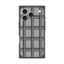 プレミアムスクエアケース with MagSafe［ Tartan Check - Gray ］