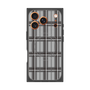 プレミアムスクエアケース with MagSafe［ Tartan Check - Gray ］