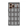 プレミアムスクエアケース with MagSafe［ Tartan Check - Gray ］