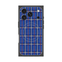 プレミアムスクエアケース with MagSafe［ Tartan Check - Blue ］