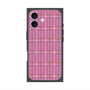 プレミアムスクエアケース with MagSafe［ Tartan Check - Pink ］