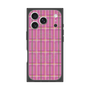 プレミアムスクエアケース with MagSafe［ Tartan Check - Pink ］
