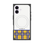 プレミアムスクエアケース with MagSafe［ CASEPLAY Tartan Check - Yellow ］