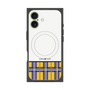 プレミアムスクエアケース with MagSafe［ CASEPLAY Tartan Check - Yellow ］