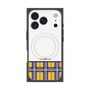 プレミアムスクエアケース with MagSafe［ CASEPLAY Tartan Check - Yellow ］
