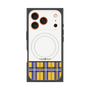 プレミアムスクエアケース with MagSafe［ CASEPLAY Tartan Check - Yellow ］