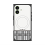 プレミアムスクエアケース with MagSafe［ CASEPLAY Tartan Check - Gray ］