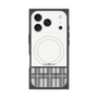 プレミアムスクエアケース with MagSafe［ CASEPLAY Tartan Check - Gray ］
