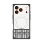 プレミアムスクエアケース with MagSafe［ CASEPLAY Tartan Check - Gray ］