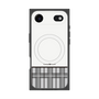 プレミアムスクエアケース with MagSafe［ CASEPLAY Tartan Check - Gray ］