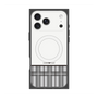 プレミアムスクエアケース with MagSafe［ CASEPLAY Tartan Check - Gray ］
