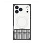 プレミアムスクエアケース with MagSafe［ CASEPLAY Tartan Check - Gray ］