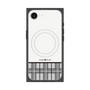 プレミアムスクエアケース with MagSafe［ CASEPLAY Tartan Check - Gray ］