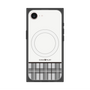 プレミアムスクエアケース with MagSafe［ CASEPLAY Tartan Check - Gray ］