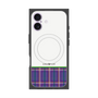 プレミアムスクエアケース with MagSafe［ CASEPLAY Tartan Check - Purple ］