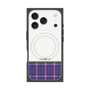 プレミアムスクエアケース with MagSafe［ CASEPLAY Tartan Check - Purple ］