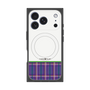 プレミアムスクエアケース with MagSafe［ CASEPLAY Tartan Check - Purple ］
