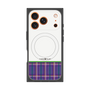 プレミアムスクエアケース with MagSafe［ CASEPLAY Tartan Check - Purple ］