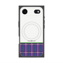 プレミアムスクエアケース with MagSafe［ CASEPLAY Tartan Check - Purple ］