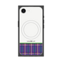 プレミアムスクエアケース with MagSafe［ CASEPLAY Tartan Check - Purple ］