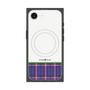 プレミアムスクエアケース with MagSafe［ CASEPLAY Tartan Check - Purple ］