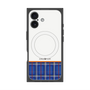 プレミアムスクエアケース with MagSafe［ CASEPLAY Tartan Check - Blue ］