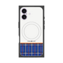 プレミアムスクエアケース with MagSafe［ CASEPLAY Tartan Check - Blue ］