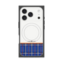 プレミアムスクエアケース with MagSafe［ CASEPLAY Tartan Check - Blue ］