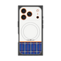 プレミアムスクエアケース with MagSafe［ CASEPLAY Tartan Check - Blue ］