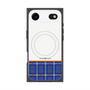 プレミアムスクエアケース with MagSafe［ CASEPLAY Tartan Check - Blue ］