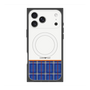 プレミアムスクエアケース with MagSafe［ CASEPLAY Tartan Check - Blue ］
