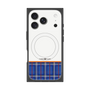 プレミアムスクエアケース with MagSafe［ CASEPLAY Tartan Check - Blue ］