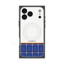 プレミアムスクエアケース with MagSafe［ CASEPLAY Tartan Check - Blue ］