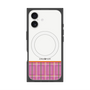 プレミアムスクエアケース with MagSafe［ CASEPLAY Tartan Check - Pink ］