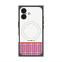 プレミアムスクエアケース with MagSafe［ CASEPLAY Tartan Check - Pink ］