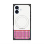 プレミアムスクエアケース with MagSafe［ CASEPLAY Tartan Check - Pink ］