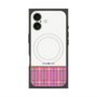 プレミアムスクエアケース with MagSafe［ CASEPLAY Tartan Check - Pink ］