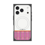 プレミアムスクエアケース with MagSafe［ CASEPLAY Tartan Check - Pink ］
