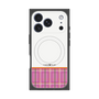 プレミアムスクエアケース with MagSafe［ CASEPLAY Tartan Check - Pink ］