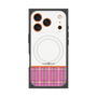 プレミアムスクエアケース with MagSafe［ CASEPLAY Tartan Check - Pink ］