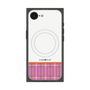 プレミアムスクエアケース with MagSafe［ CASEPLAY Tartan Check - Pink ］