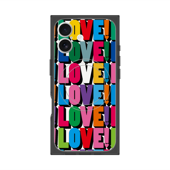 プレミアムスクエアケース with MagSafe［ LOVE!LOVE!LOVE! ］