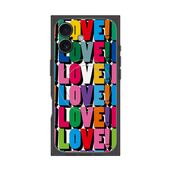プレミアムスクエアケース with MagSafe［ LOVE!LOVE!LOVE! ］