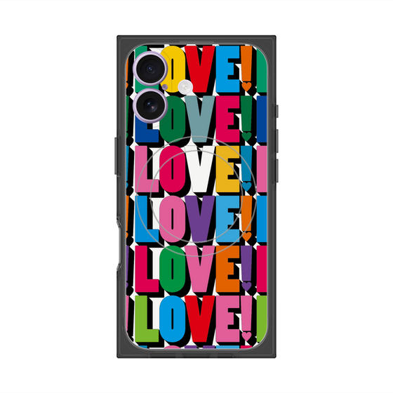 プレミアムスクエアケース with MagSafe［ LOVE!LOVE!LOVE! ］